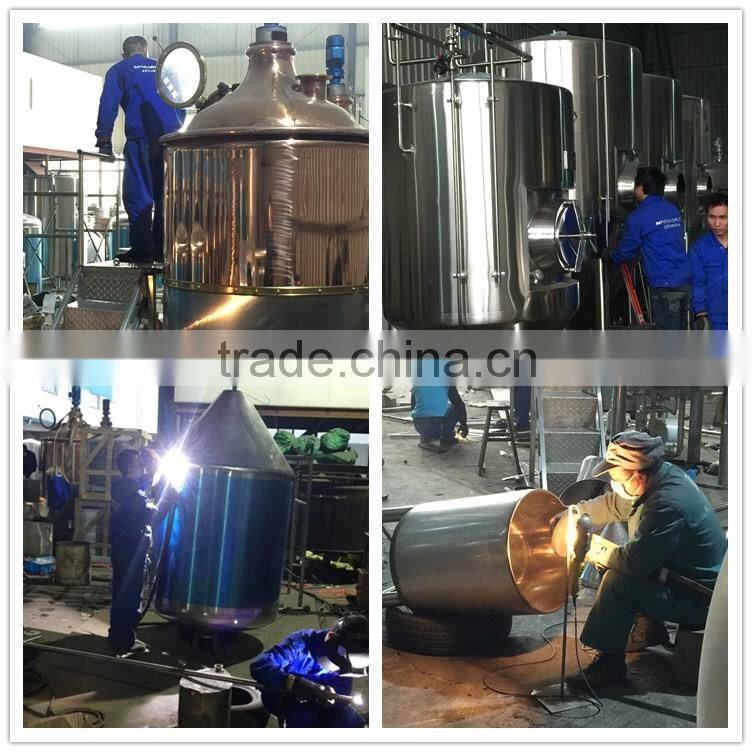 Stainless steel round open no cone German brewing fermenter