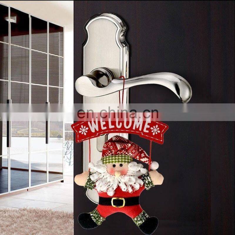 Merry Christmas Cute Santa Claus Snowman Door Hanging Christmas Tree Home Decor Ornaments Xmas Gift New Year Decoration