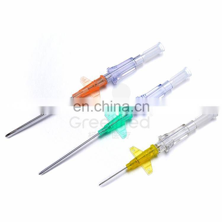 Manufacturer Medical Wings Sizes Color Iv Cannula Parts of Iv Catheter PE Injection & Puncture Instrument China Ce OEM Service