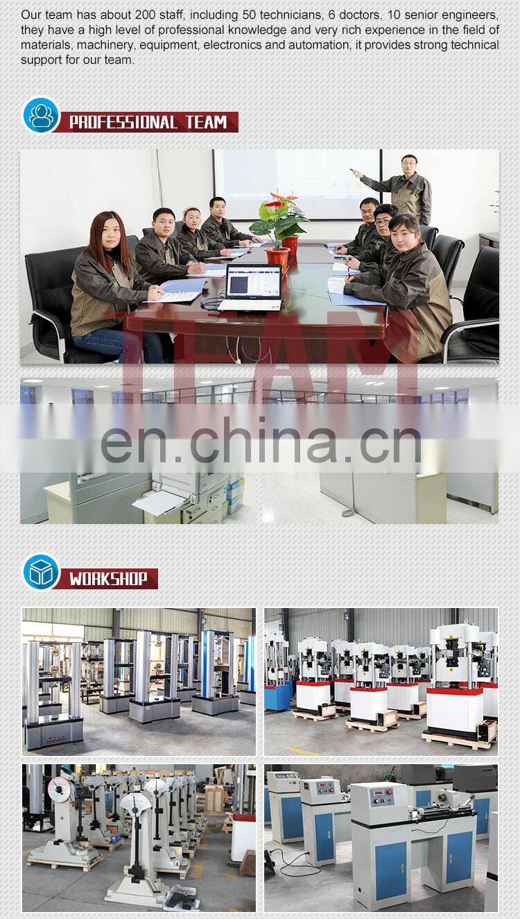 HST Steel wire tensile testing machine Computer Control Electro-Hydraulic Wire Rope Horizontal Tensile Testing Machine