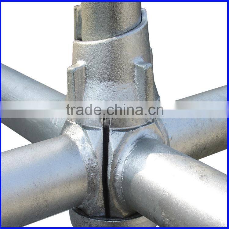 Best Quality !!! Promotion Price !!! quick assembly Q235 Cuplock scaffolding standard and ledger for sale