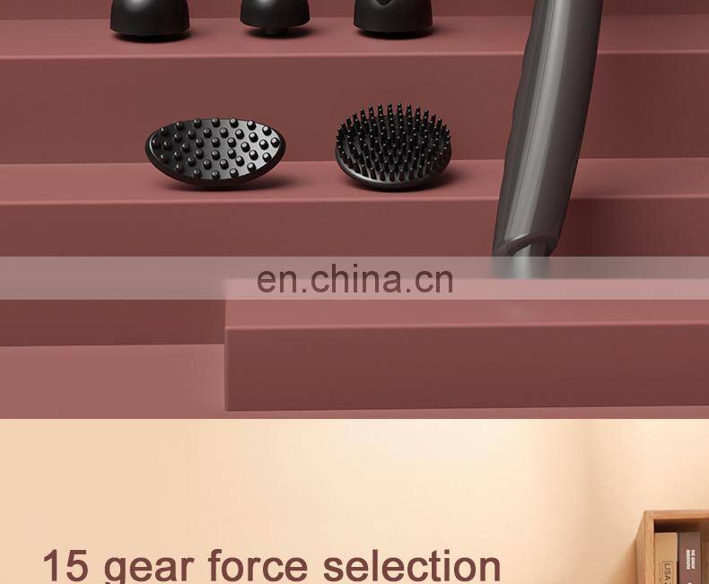 L11C High quality multifunction wireless charing massage hammer rechargeable massage stick