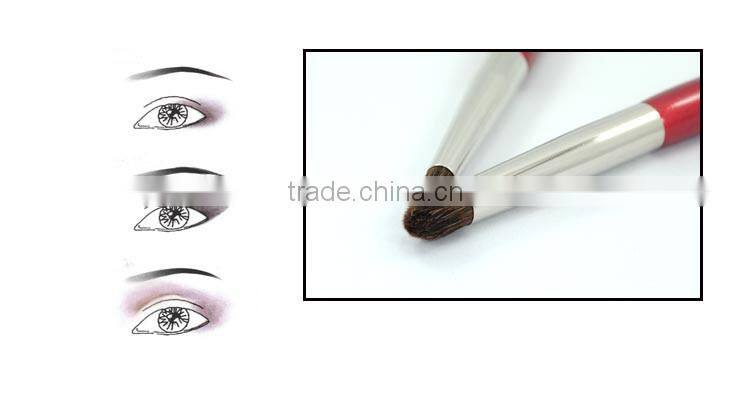 Long handle eyeshadow brush for professional makeup