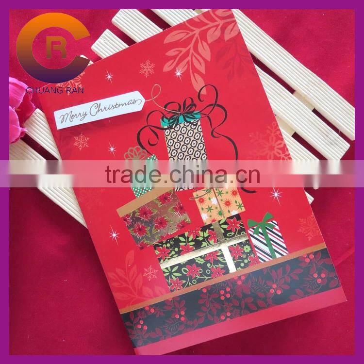 2015 Wholesale Stock New Year Customizable Paper Crafts Marry Christmas Card