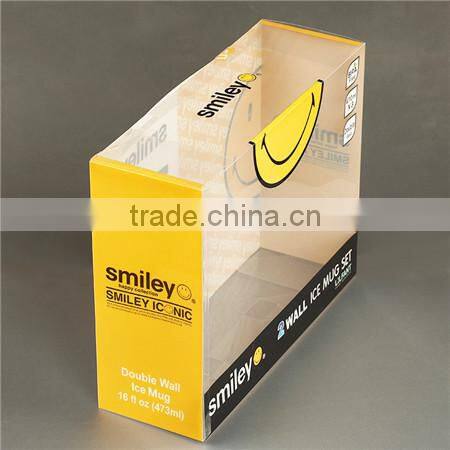 smiley plastic packing box with lid