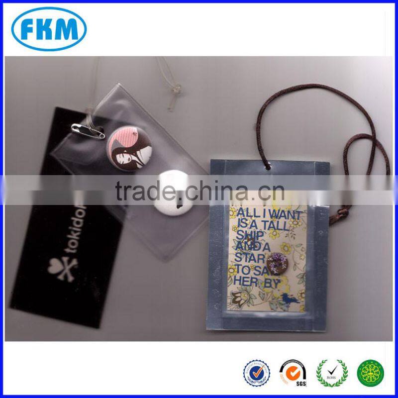 Custom printed clothes label paper label and hang tag