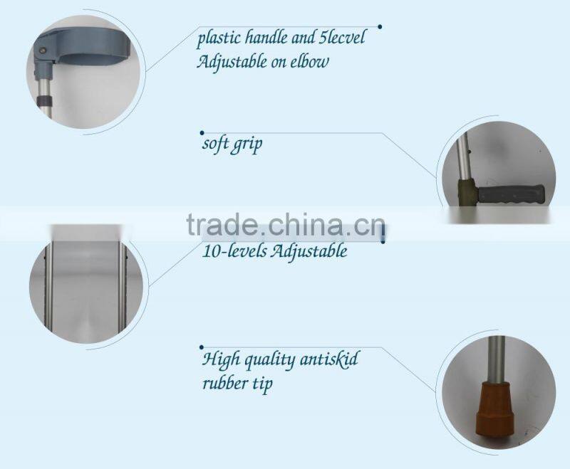 Elbow Crutch with Balck Color