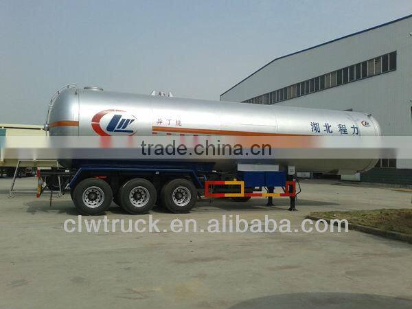 reasonable price new lpg gas tanker semi trailer, 3 axles semi trailer