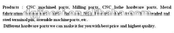 High precision spare parts