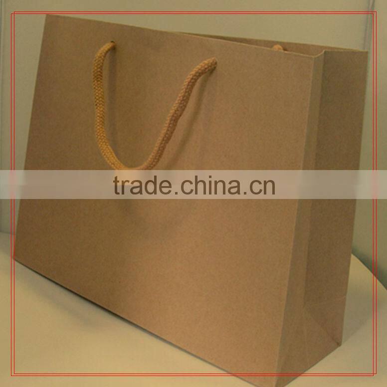 multicolor stripe paper bag rope handle custom 2014
