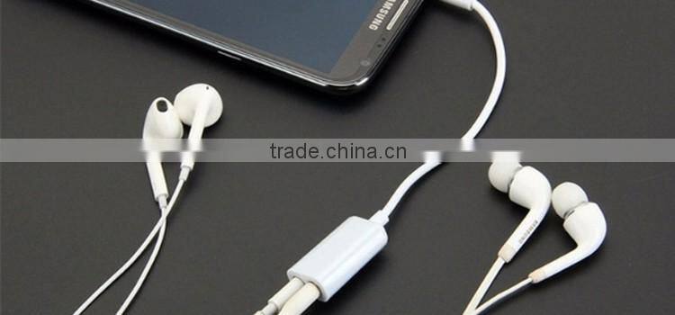 2016 best selling products 3 Ring Male To 2 3.5mm Female TRRS AUX Audio Adapter Cable for mobile phone alibaba express