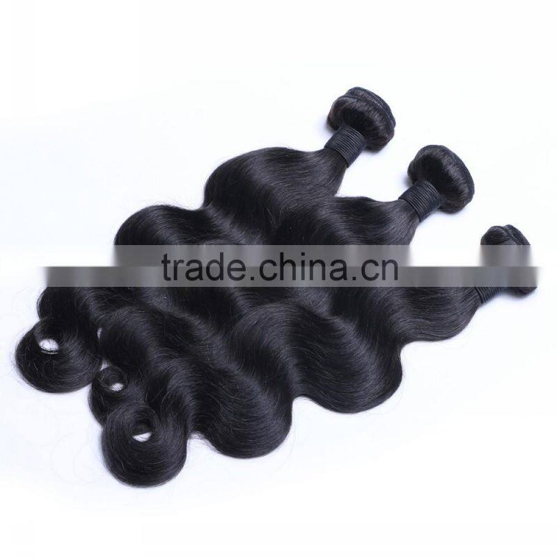 In stock fast shipping grade 7a brazilian human hair weave 18 20 22 inch long
