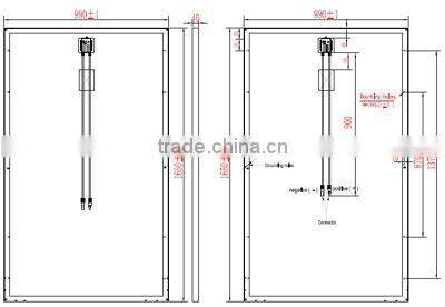 hot (210-230)W Poly PV Solar Panel Module