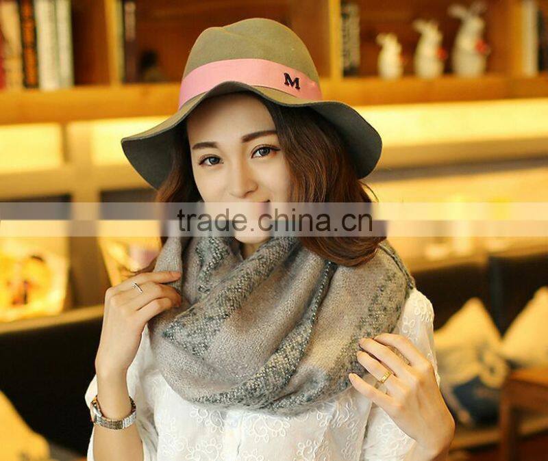 2015 Newest Design Circle Loop Boucle Yarm Fashion Winter Lady Scarf