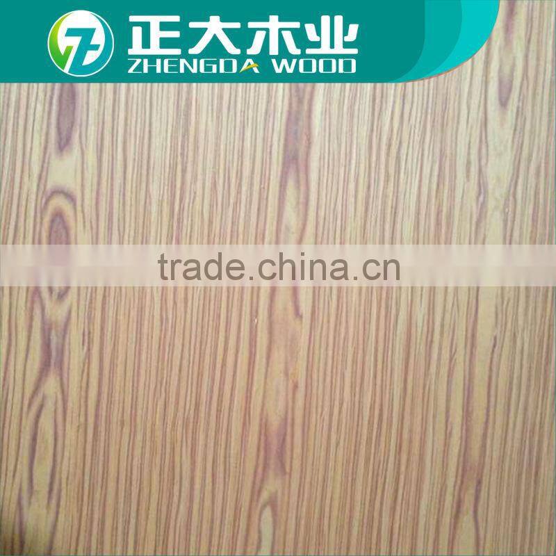 ZhengDa Engineered Wood Veneer Laminated MDF3d Boards
