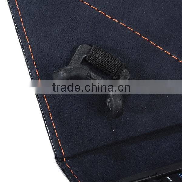 7 inch keyboard case for android tablet , PU leather case with detachable bluetooth keyboard