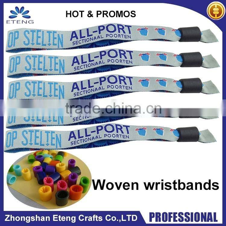 Colorful Cool personalized concert fabric woven wristbands