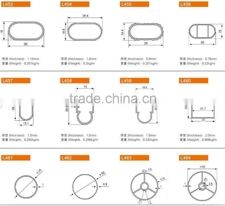 Creative designer chrome wardrobe tube railing