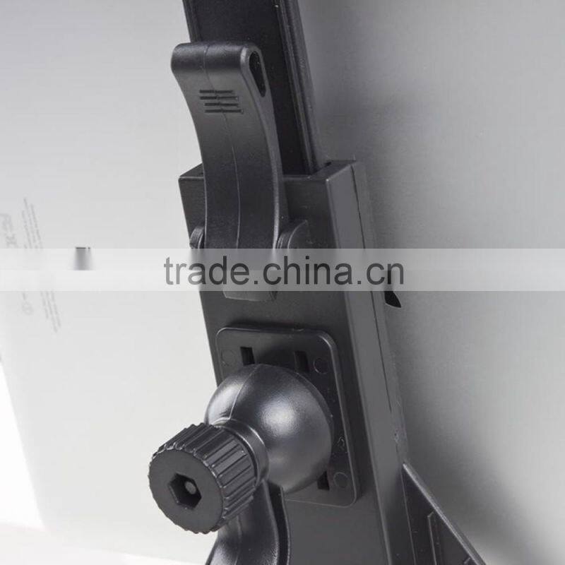 Universal PC GPS Car Windshield Back Seat Headrest Table Mount Tablet Holder For iPad 2/3/4/5 Tablet Stand Black Wholesale