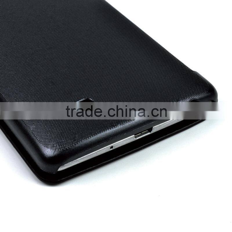 Book style PU Leather cover case for LG G3 beat
