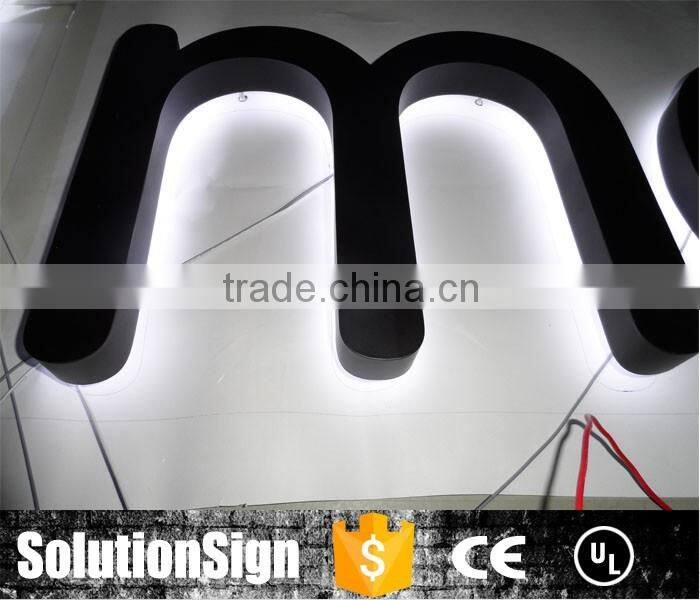 LED acrylic backlit sign letters led light up letter