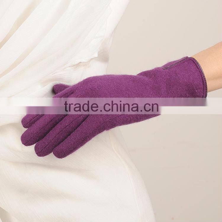 Weather Tight Stylish Girl Casual Wool Gloves In China