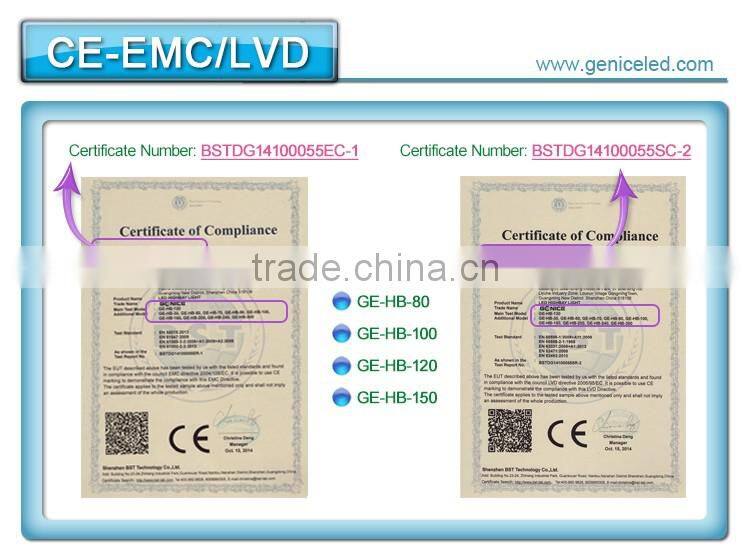 Warehouse led high bay lighting price, 80W industrial LED high bay light, LED low bay fitting