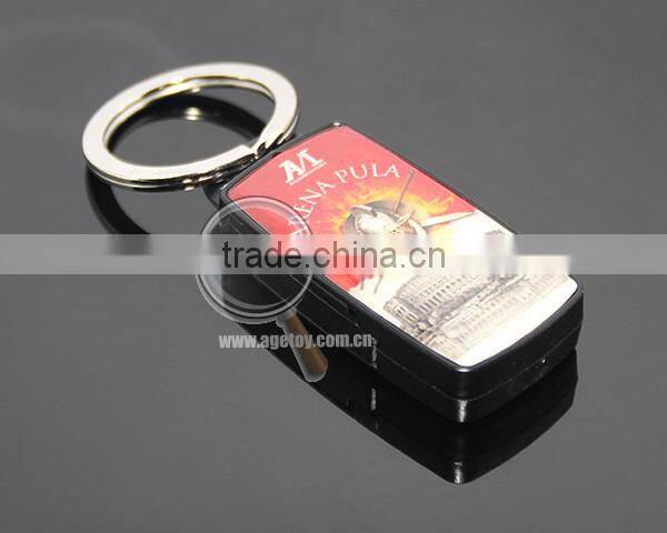 Custom Printing Logo Anti-Lost Finder Sensor Alarm Promotional Whistle Remote Keychain Locator Electronic Key Finder