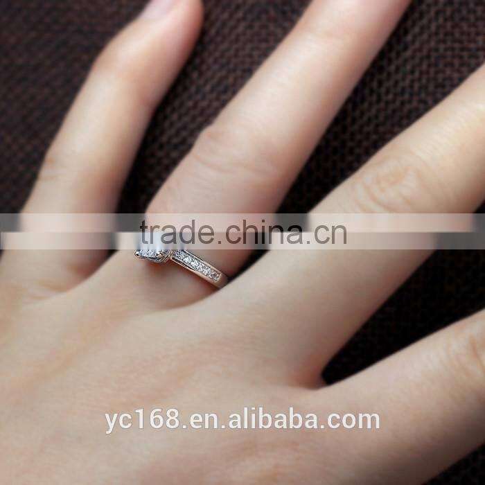 2016 Fashion Jewelry Type 925 Sterling Silver Wedding Rings Jewelry From India