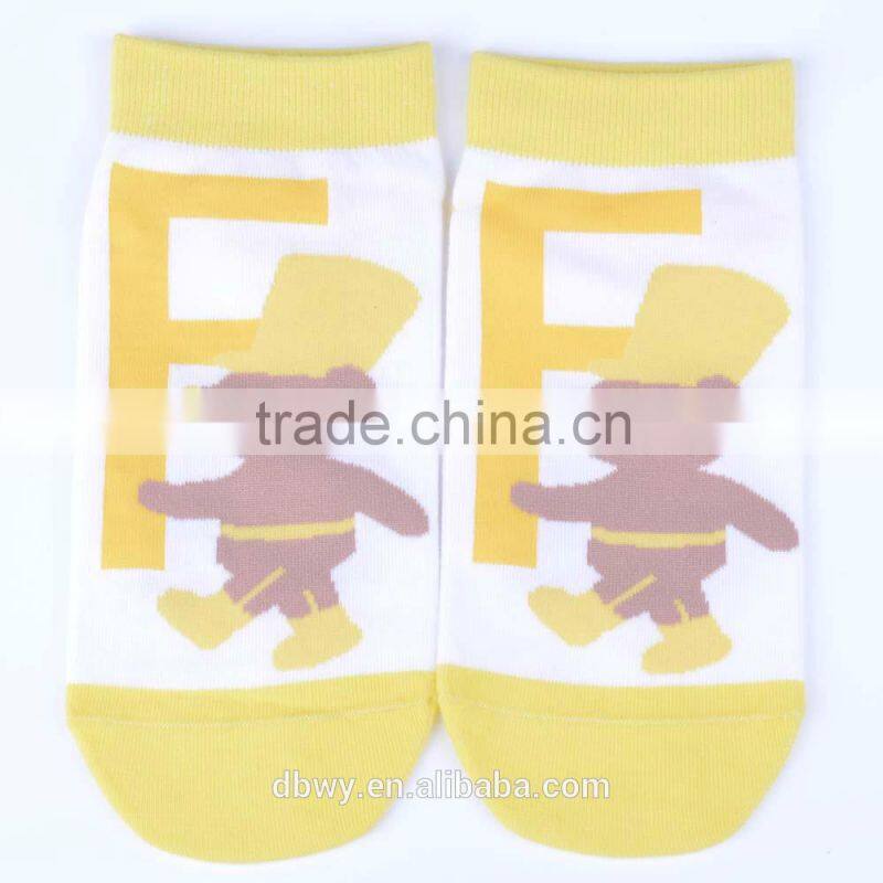 comfortable cute candy color animal pattern children tube socks for girls and boys