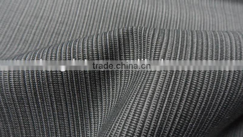 Egypt style luxury black and white striped polyester fabric
