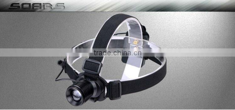 NS521R Zoom function Rechargeable LED Headlamp