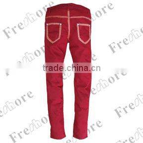 Lady's Colour Denim Jeans