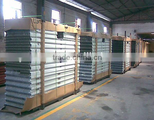 3 panel steel door with decorative glass