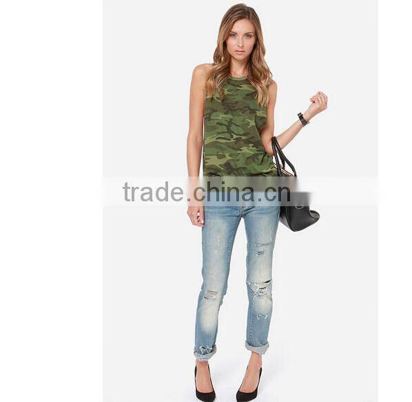 Camo Tank Top For Women,Camouflage Tank Top,Hooded Tank Top