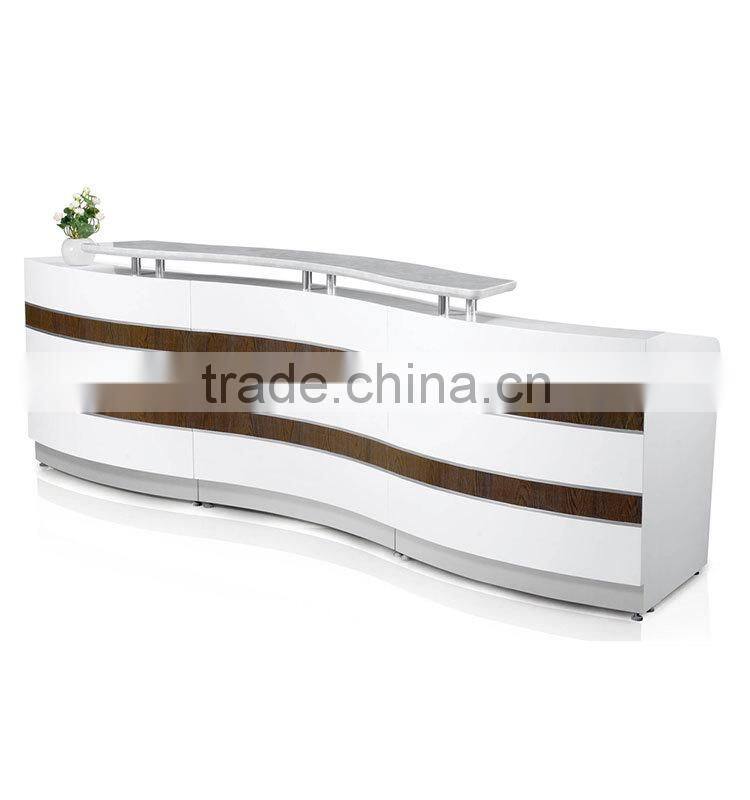 hot sale tufted reception desk price