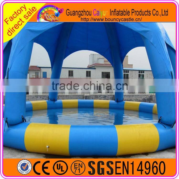 CE certificate cheap inflatable pool tent for swimming pool
