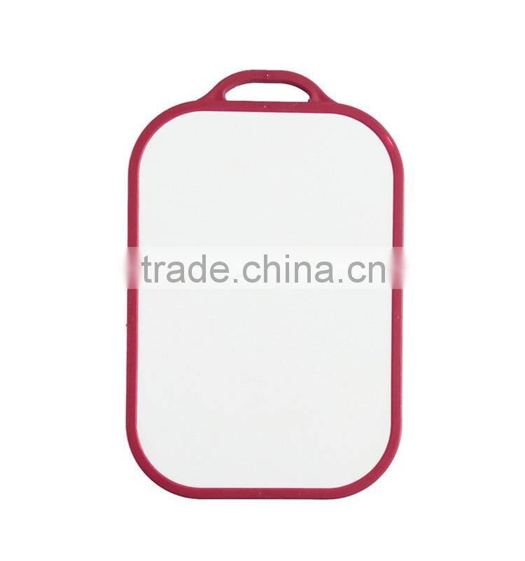 2016 new design thick kitchen cutting board set with holes