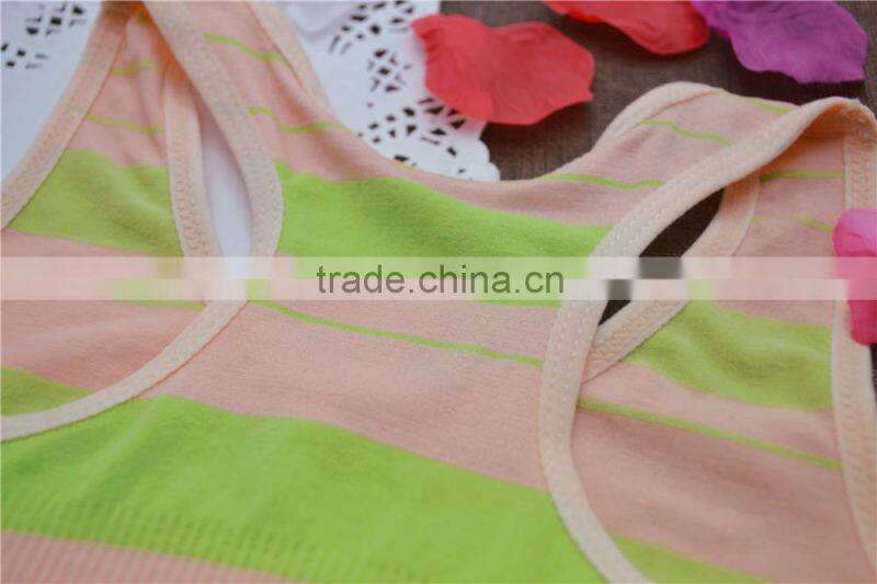 Sexy Seamless Sport Yoga Crop top young Children's Underwear