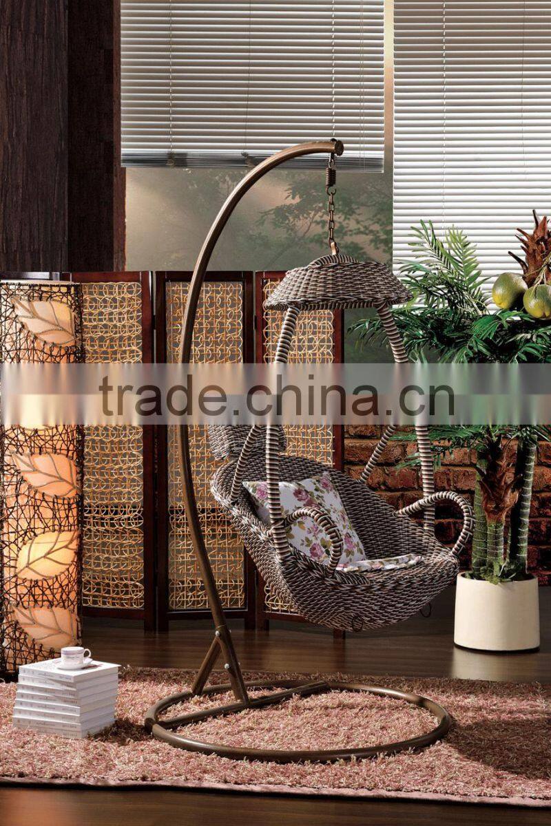 KAL552 Outdoor furniture rattan round hammock net