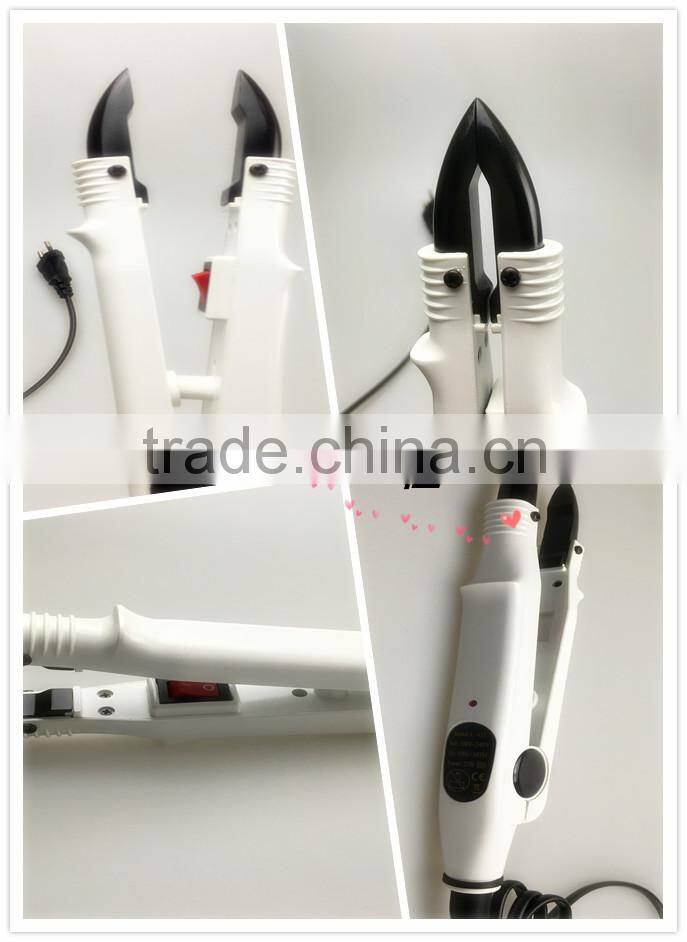 fusion hair connector,loof hair extension iron fom factory directly