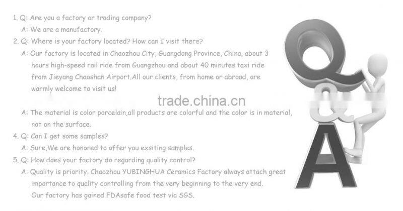 2015 Hot Colorful Ceramic Square Flower Pot