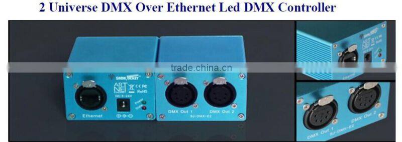 ShowJockey DMX Artnet ArtNet to DMX Converter, ArtNet Controller