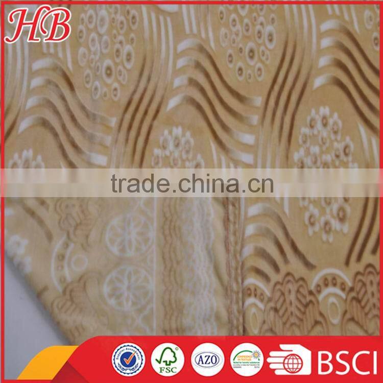 Factory Price micromink printed super cosy flannel fleece blanket