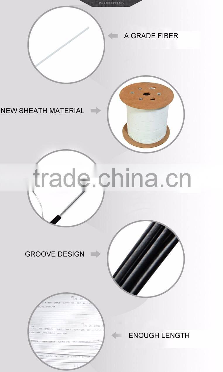 HUIYUAN 1 G652D ftth drop 1 inch fiber optic cable