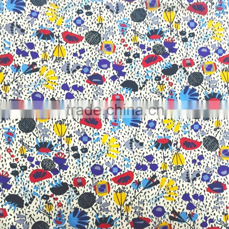 New Cotton dobby structured print fabric