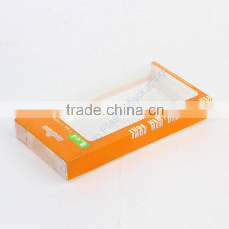 Pet plastic box for cell phone case packaging