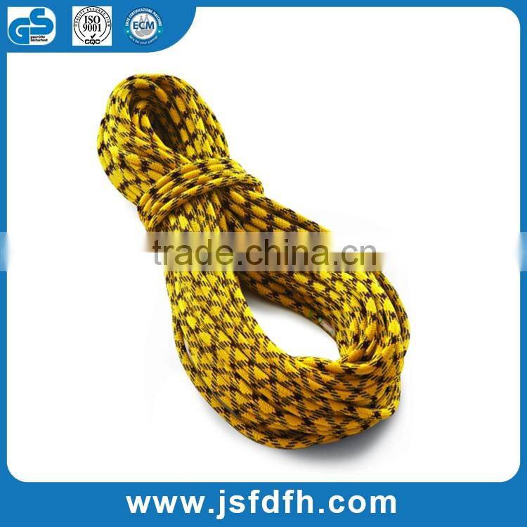 CE Standard Polyester Rope Safety Climbing Rope With High Quality