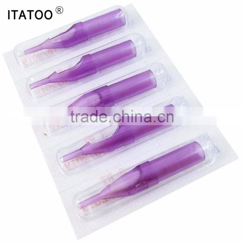 High quality purple disposible tattoo needle tip 3RT