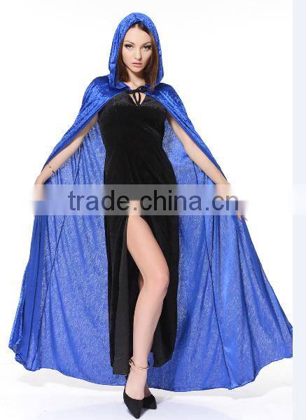 Carnival Elegant Ladies Fancy Dress Mysterious women instant coat costume
